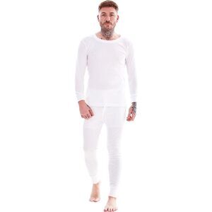 Heatforce Mens Thermal Base Layers (Pack of 2) / White